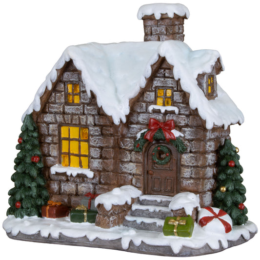 Lebkuchenhaus 14cm, Polyresin, VE-24(2)
