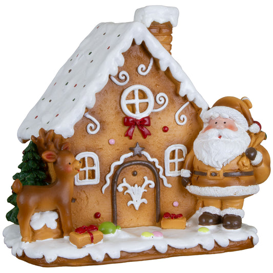 Lebkuchenhaus 13cm, Polyresin, VE-36(2)