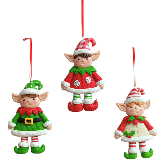 Kuusenkoriste 12cm, 3 mallia, VE-144(24)