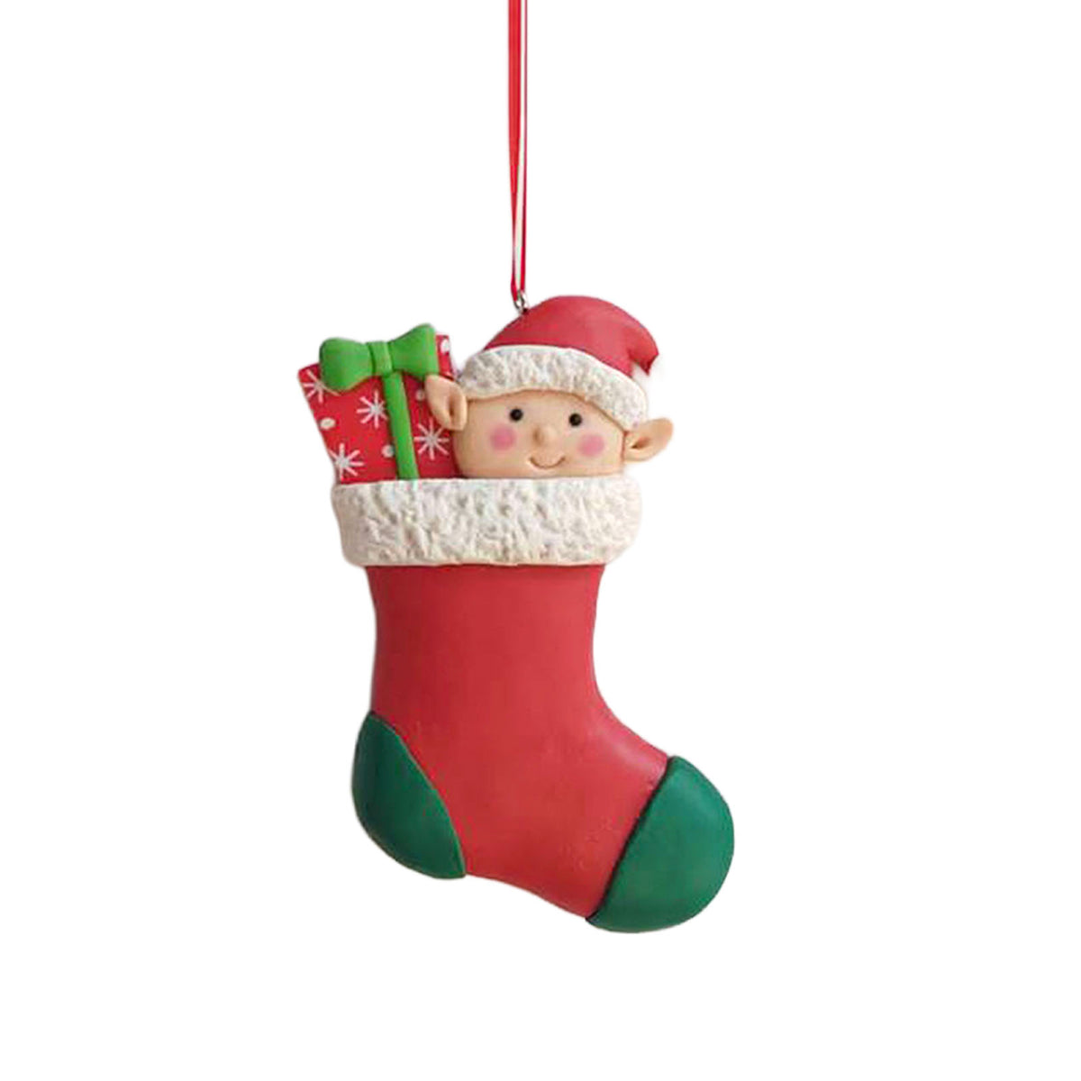 Christmas tree ornament 13cm, 4 designs, VE-144(24)