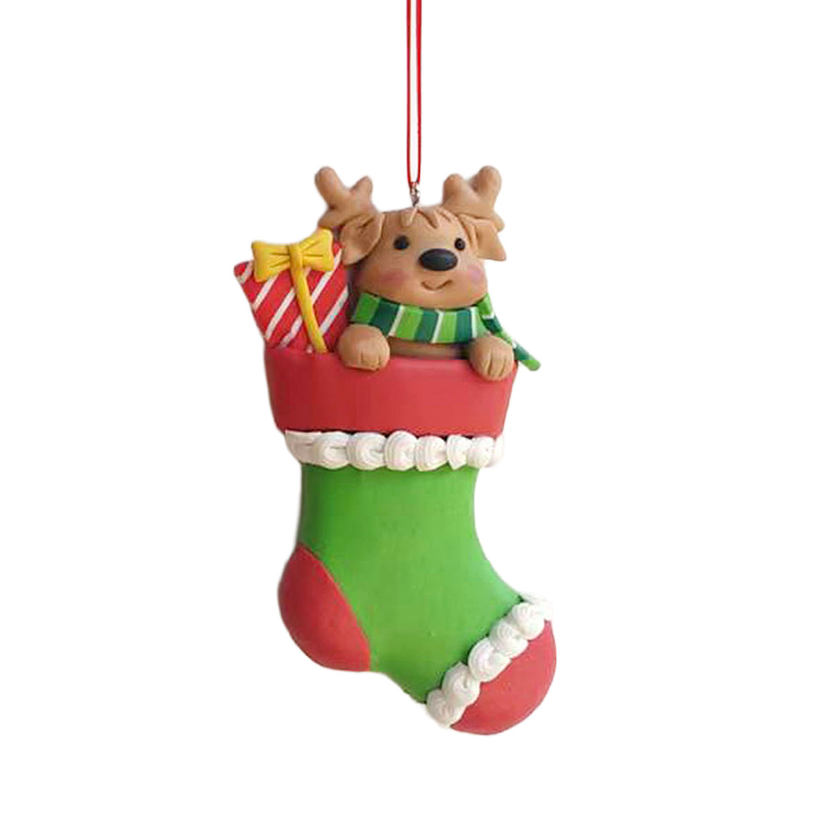 Christmas tree ornament 13cm, 4 designs, VE-144(24)