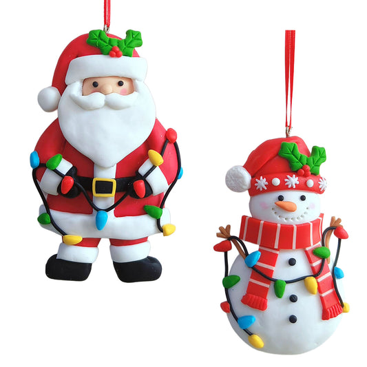 Kuusenkoriste 11cm, 2 mallia, VE-144(24)