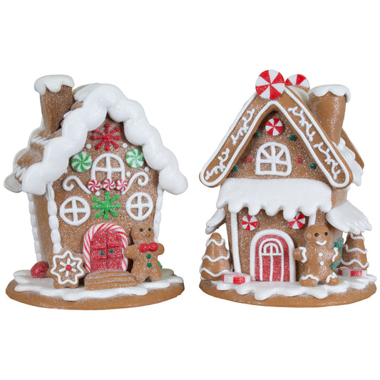 Lebkuchenhaus 14cm, 2 Designs, VE-16(4)