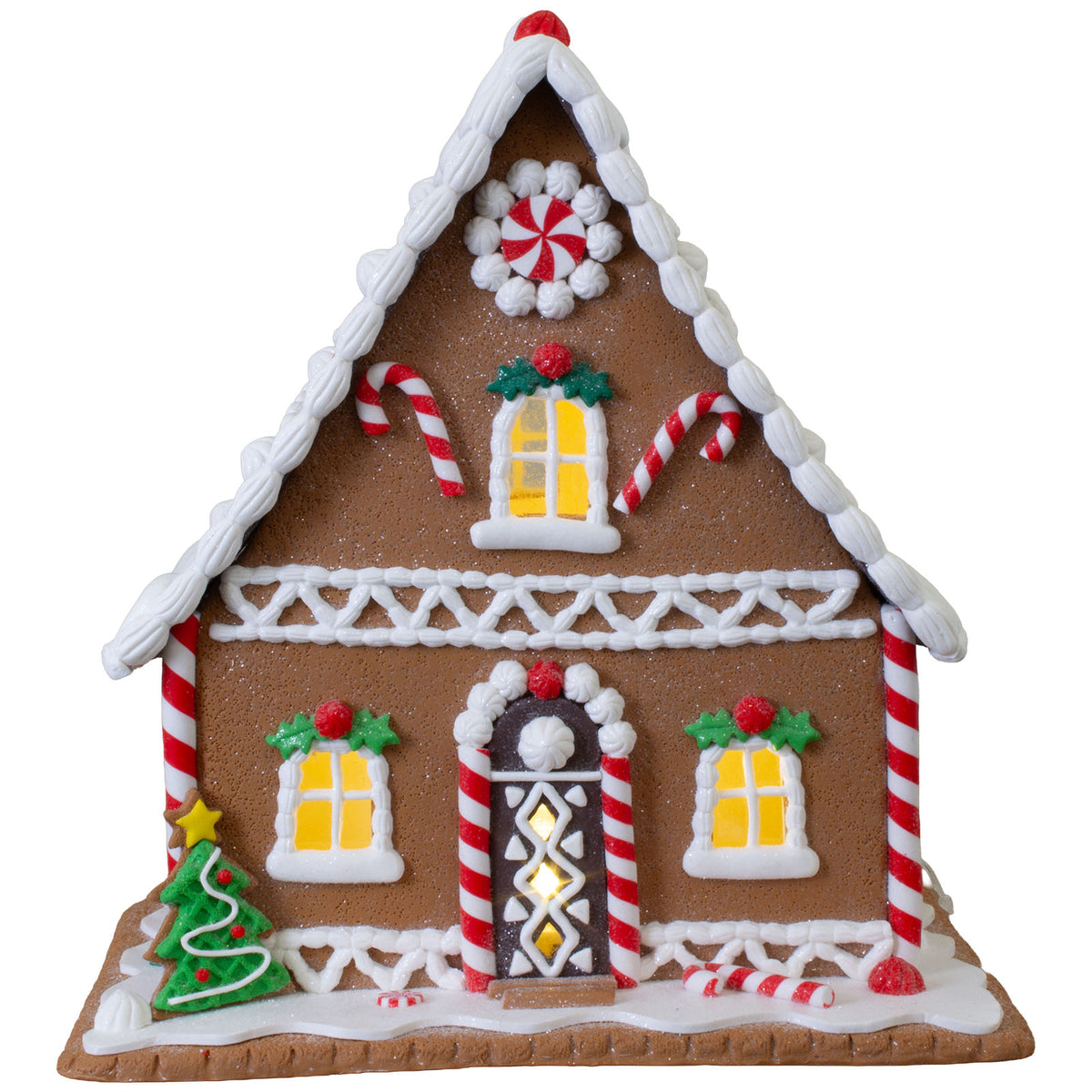 Maison en pain d'épices LED 25cm, Polyclay, VE-4(1)
