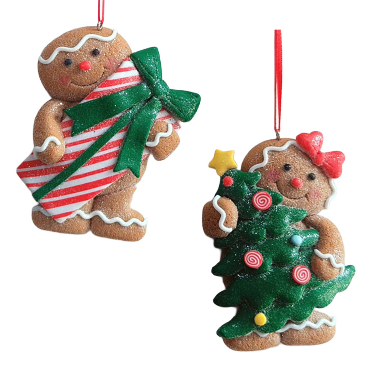 Décorations de sapin 10cm, 2 modèles, VE-144(24)