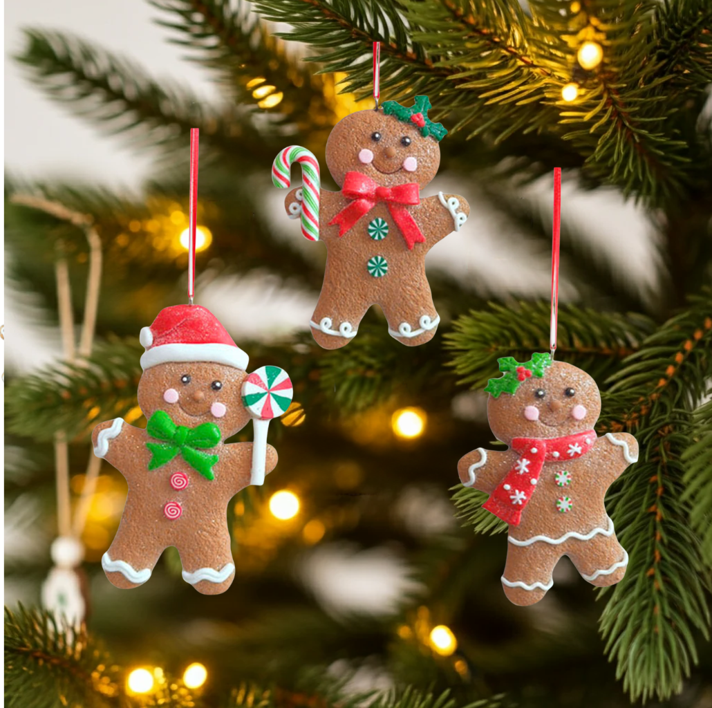 Decorazioni per albero 12cm, 3 modelli, VE-144(24)