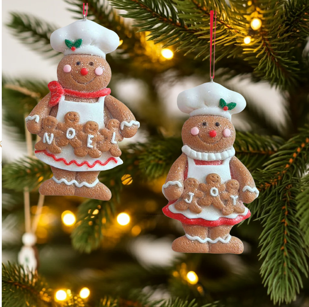 Décorations de sapin 11cm, 2 modèles, VE-144(24)