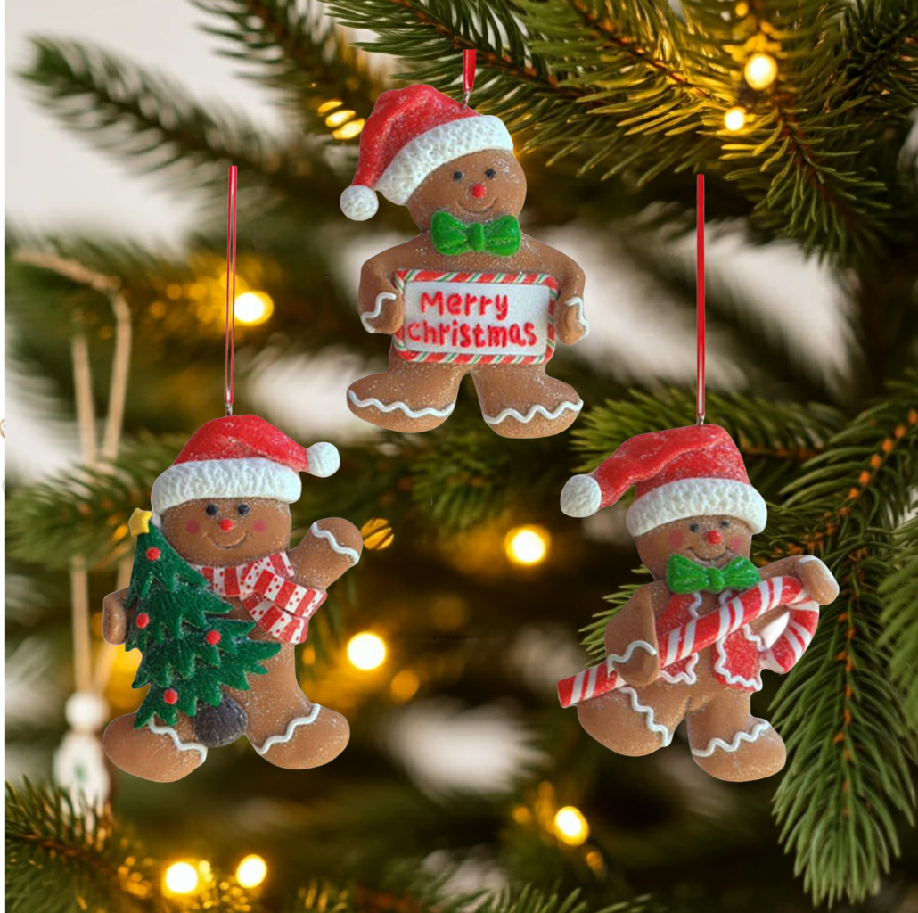 Decorazioni per albero 11cm, 3 modelli, VE-144(24)