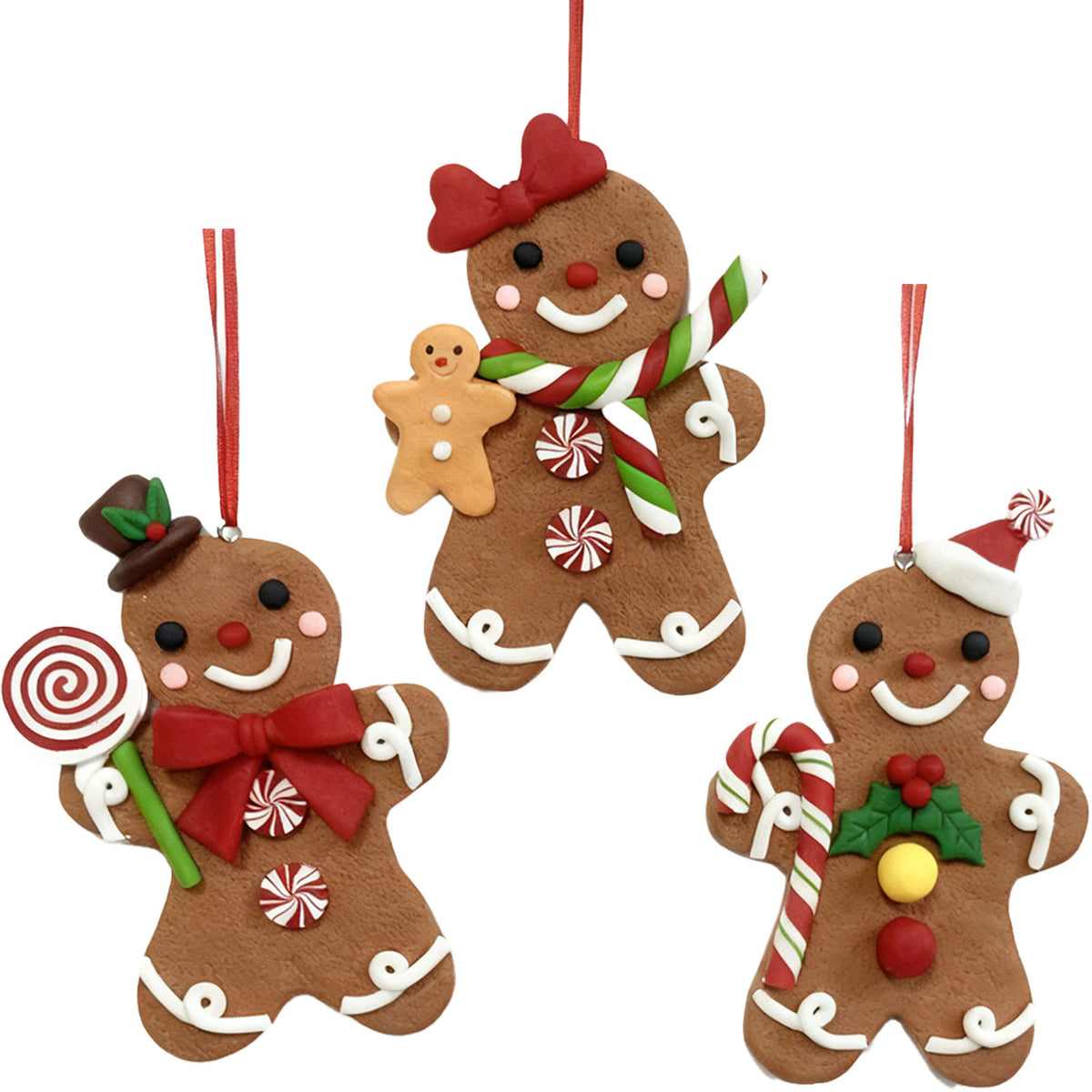 Decorazioni per albero 12cm, 3 modelli, VE-144(24)