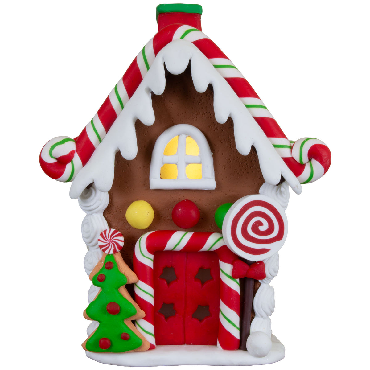 LED gingerbread house 14cm, VE-24(6)