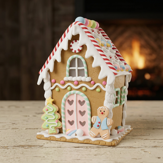 LED gingerbread house 20cm, VE-12(2)