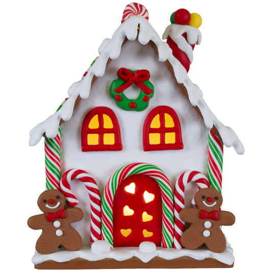 LED Lebkuchenhaus 17cm, Polyclay VE-12(3)