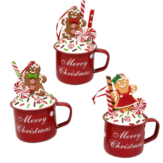 Baumschmuck 12cm, 3 Designs, VE-48(12)