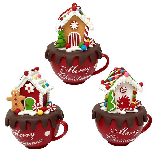 Baumschmuck 12cm, 3 Designs, VE-48(12)