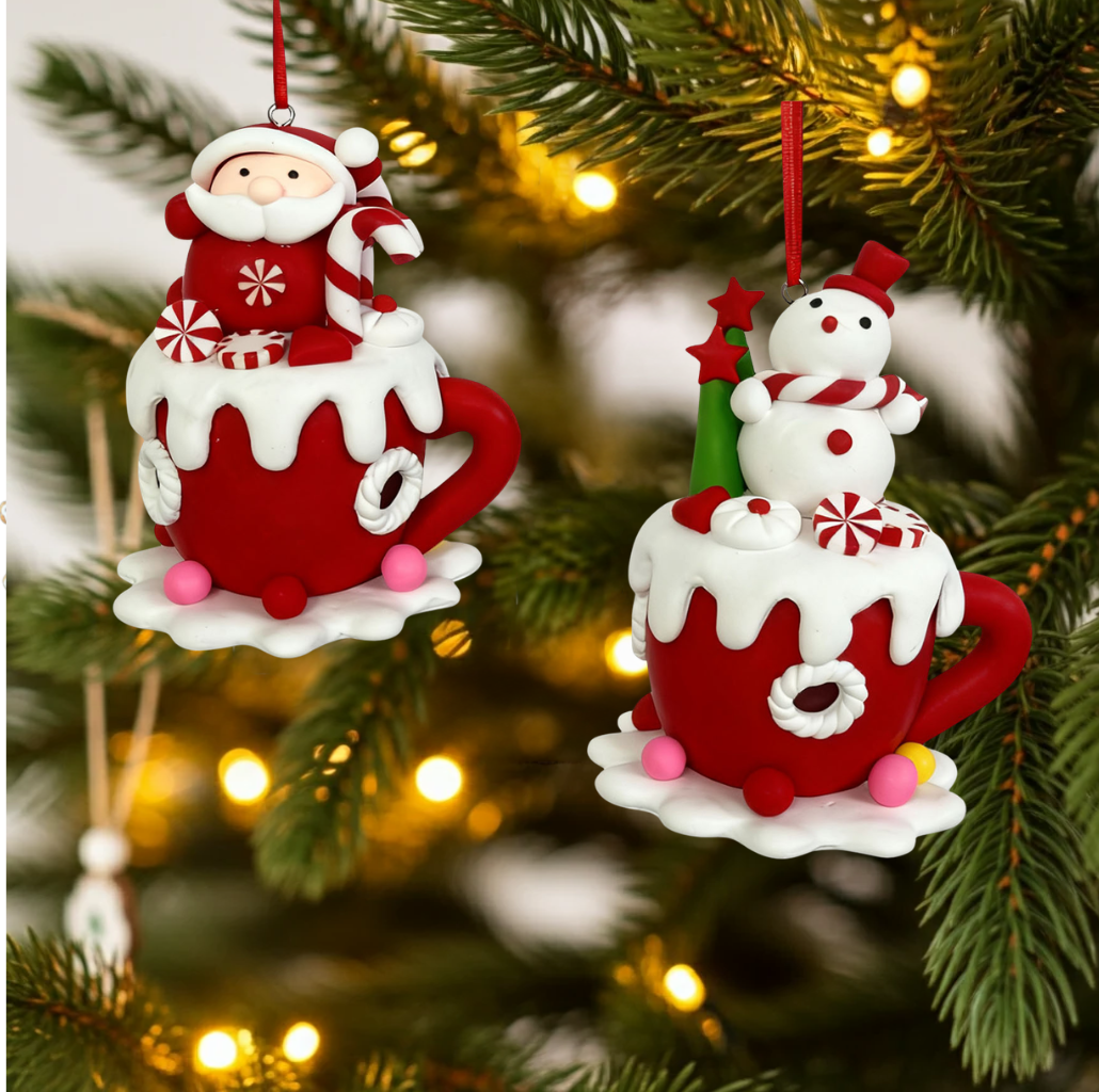 Décoration de sapin 10cm, 2 modèles, VE-72(12)