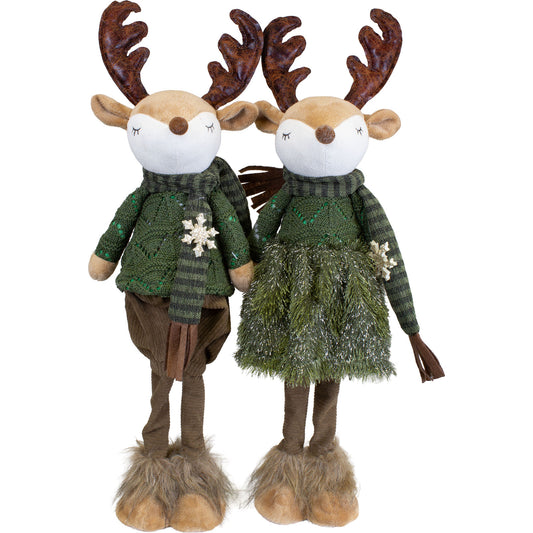 Hirsch stehend 51cm, 2 Designs, VE-24(12)