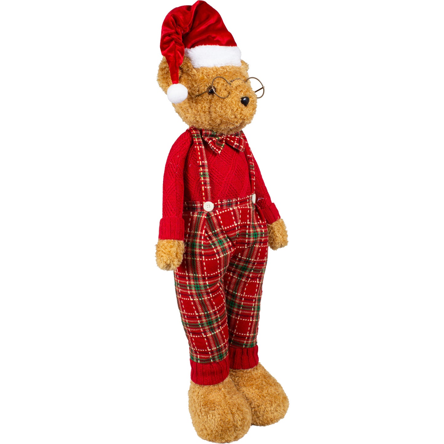 Orso di Natale telescopico 48-69cm, 2 modelli, conf. 6