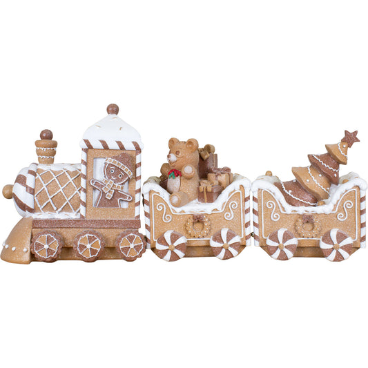 Piparkakkujuna 62cm, polyresiinia, VE-1