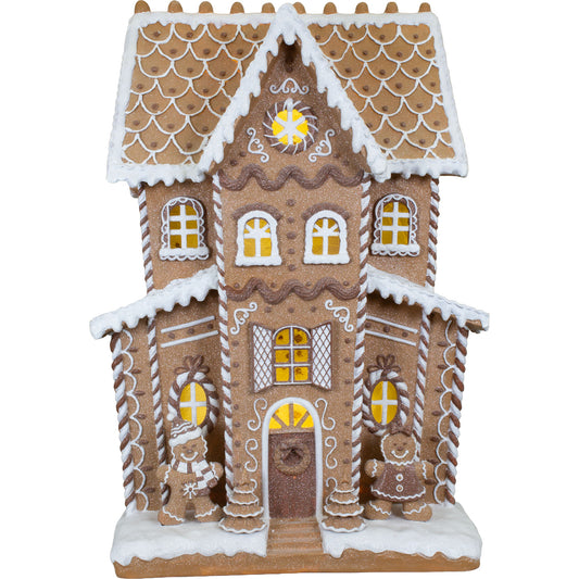 LED Lebkuchenhaus 76cm, Polyresin, VE-1