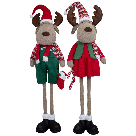 Moose with Telescopic Legs 64cm, 2 Designs, Pack of 12(6)