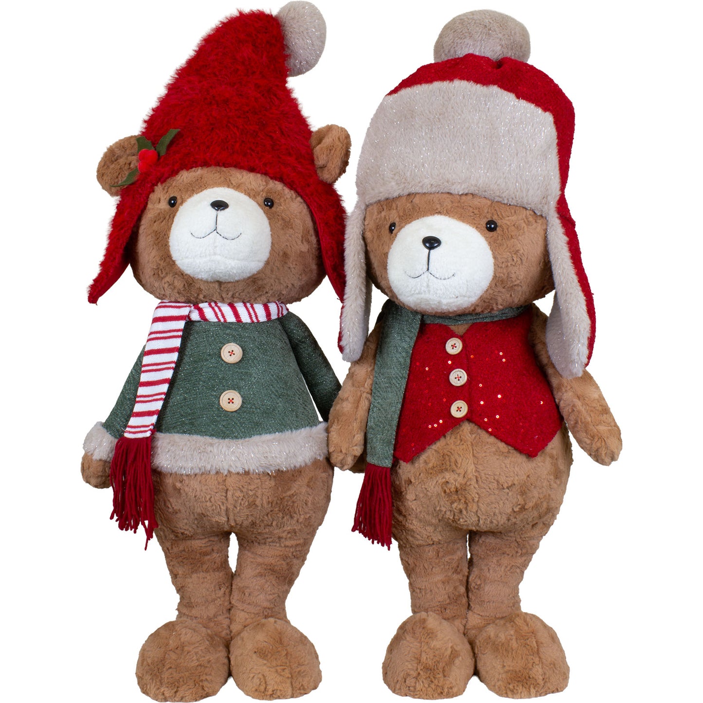 Orso di Natale in piedi 96cm, 2 modelli, VE-2
