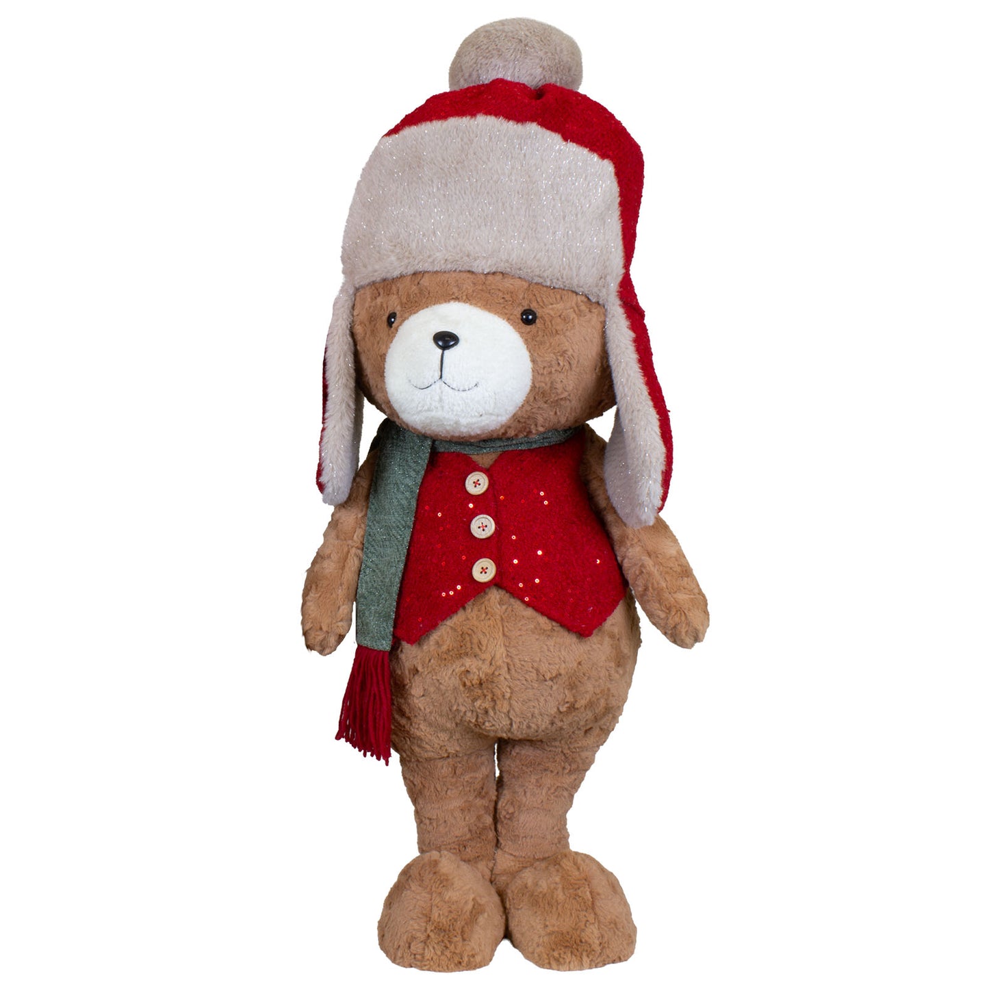 Orso di Natale in piedi 96cm, 2 modelli, VE-2