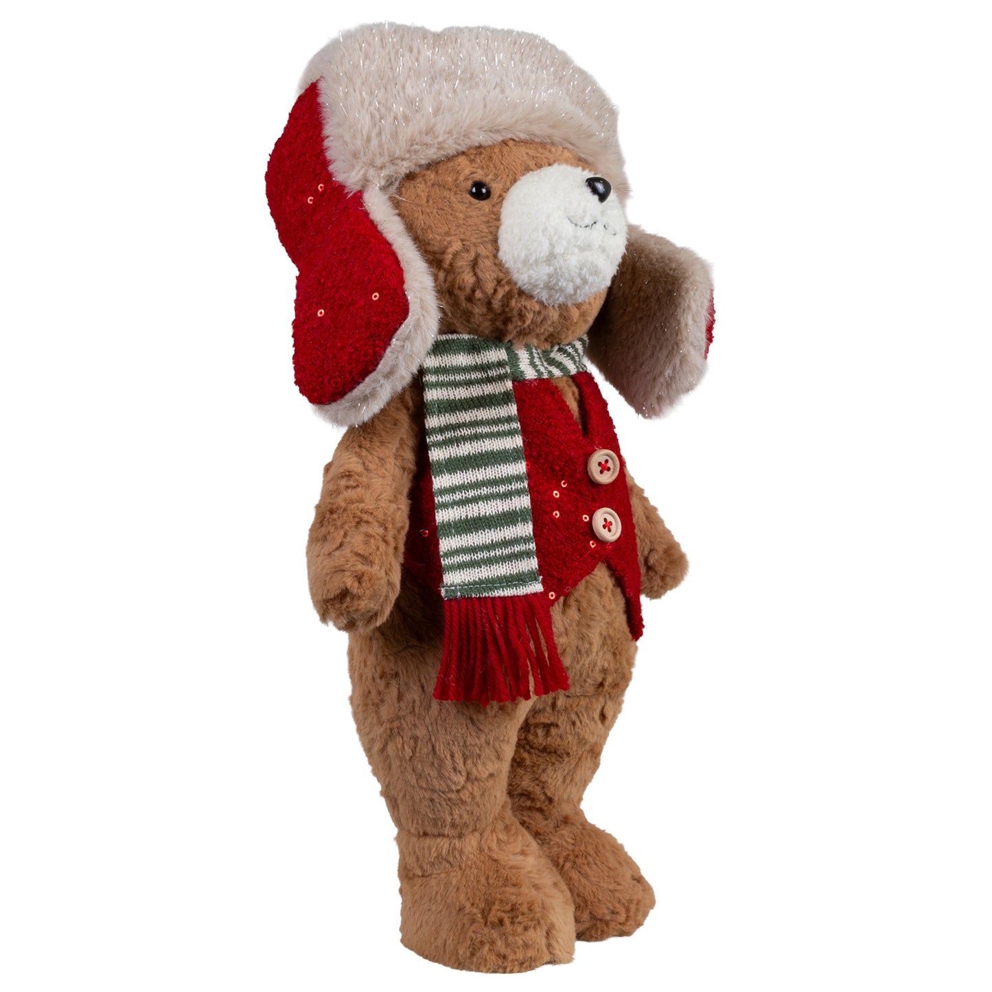 Orso di Natale in piedi 42cm, 2 modelli, VE-12