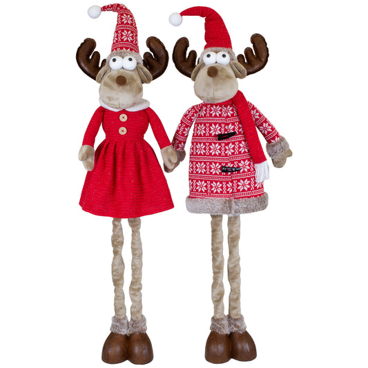 Elch Teleskopbeine 106cm, 2 Designs, VE-6