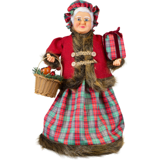 Mrs Santa 45cm - Weihnachtsfrau, VE-6