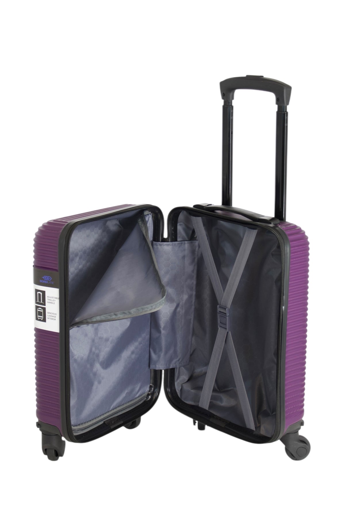 Underseat-Kabinentrolley 40x30x20cm, im Display, 4 Farben sortiert