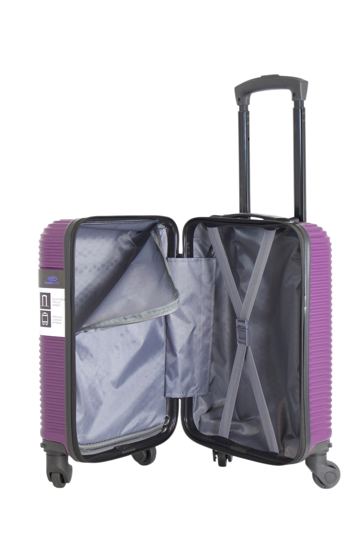 Underseat-Kabinentrolley 40x30x20cm, im Display, 4 Farben sortiert