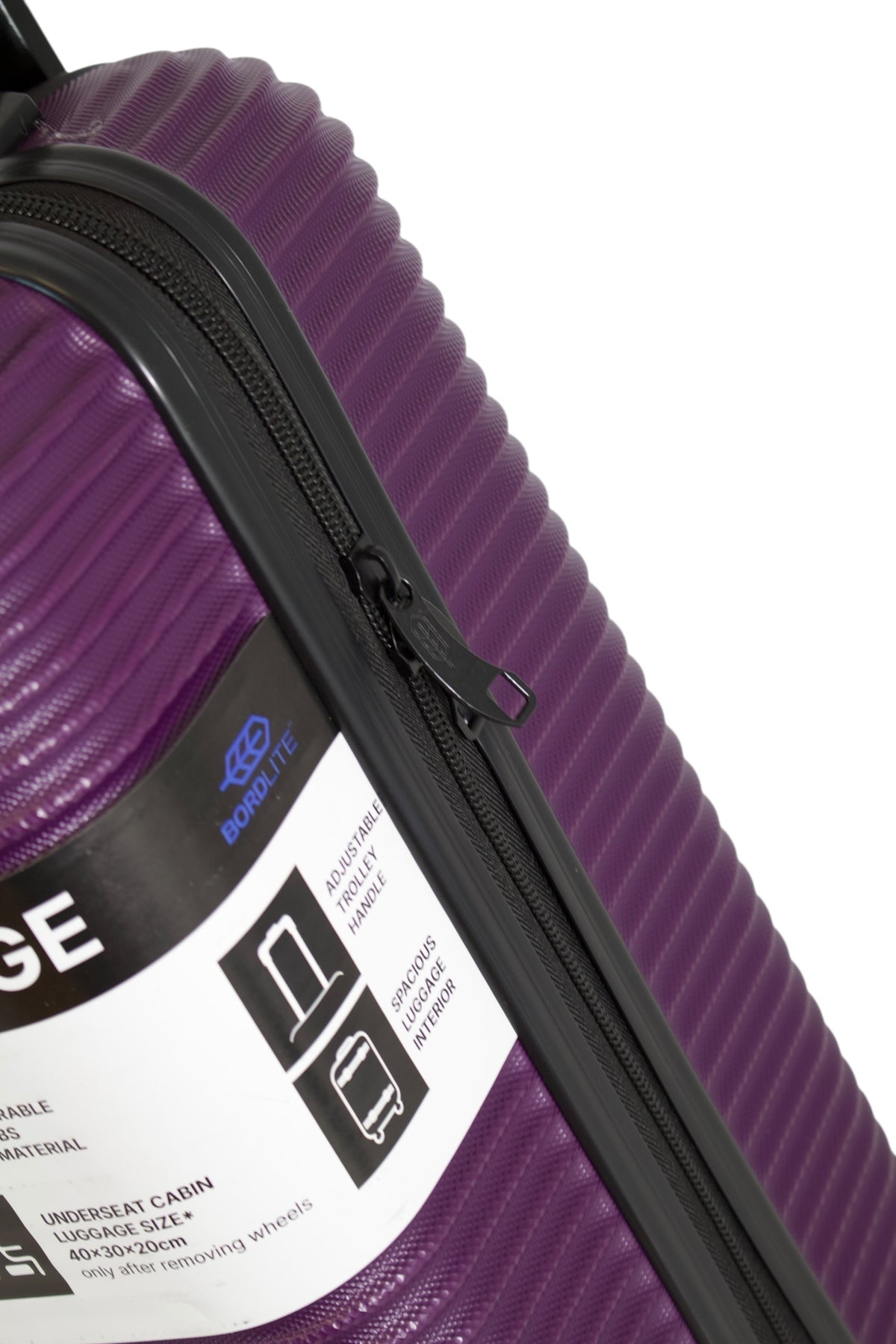 Underseat-Kabinentrolley 40x30x20cm, im Display, 4 Farben sortiert