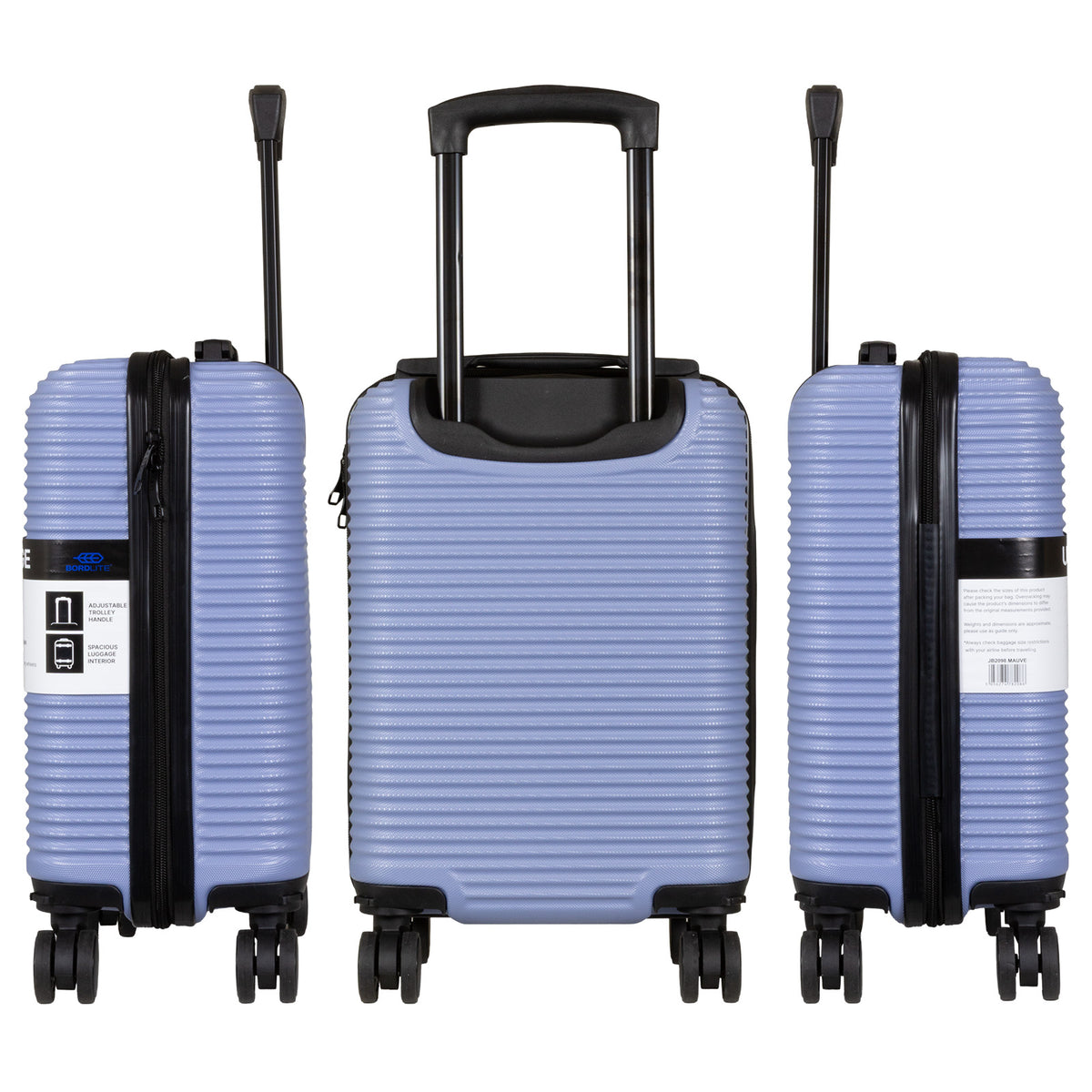 Valise cabine Underseat 40x30x20 cm, en présentoir, 4 couleurs assorties