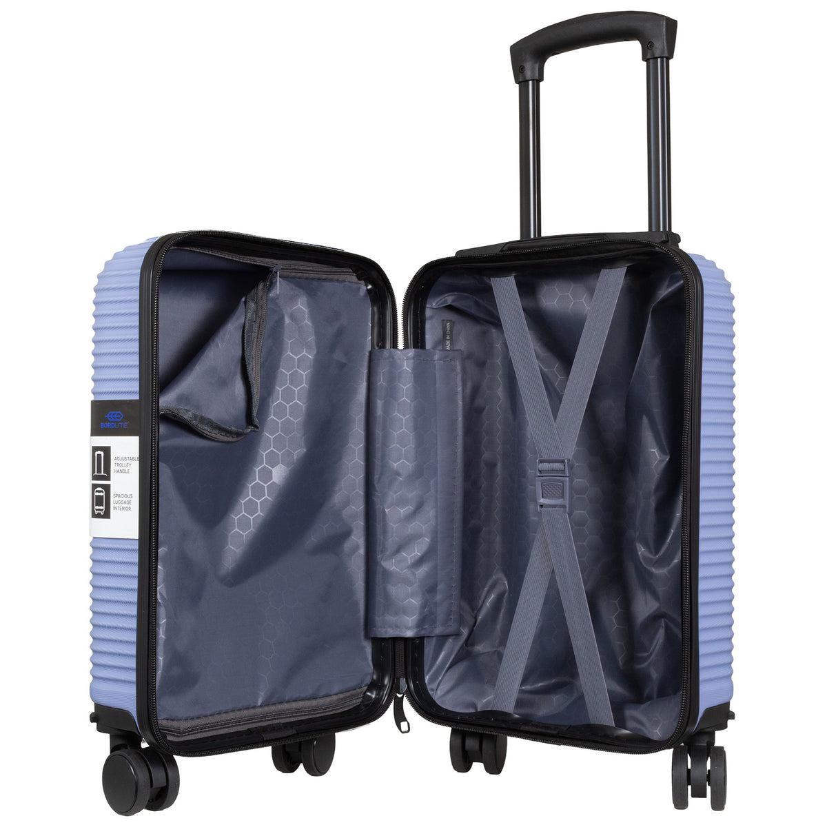 Valise cabine Underseat 40x30x20 cm, en présentoir, 4 couleurs assorties