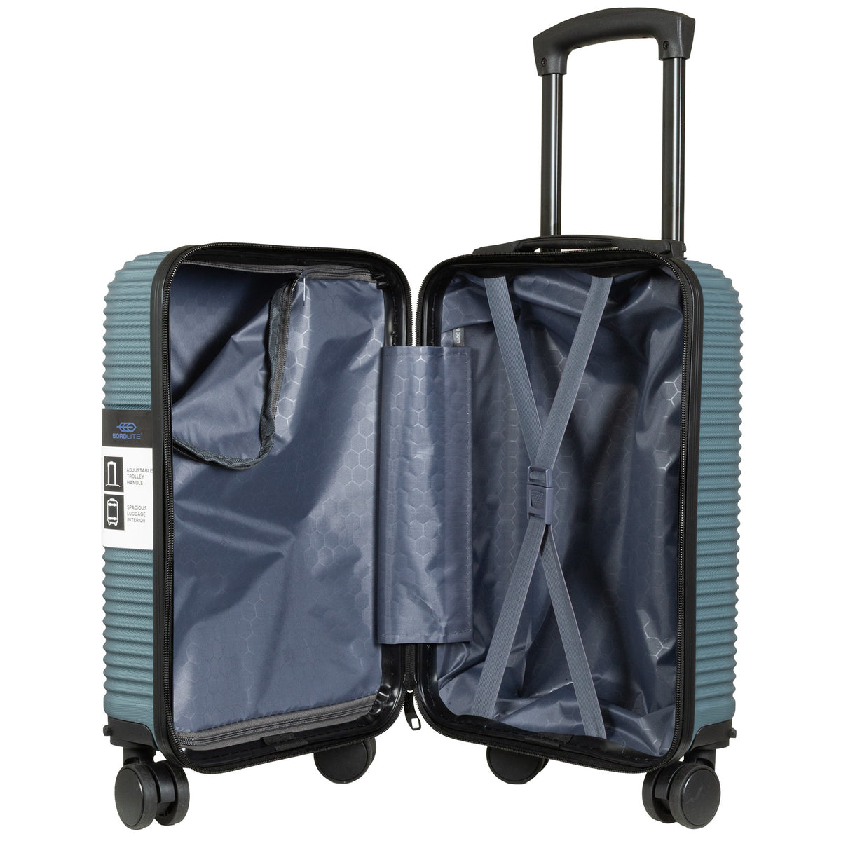 Valise cabine Underseat 40x30x20 cm, en présentoir, 4 couleurs assorties