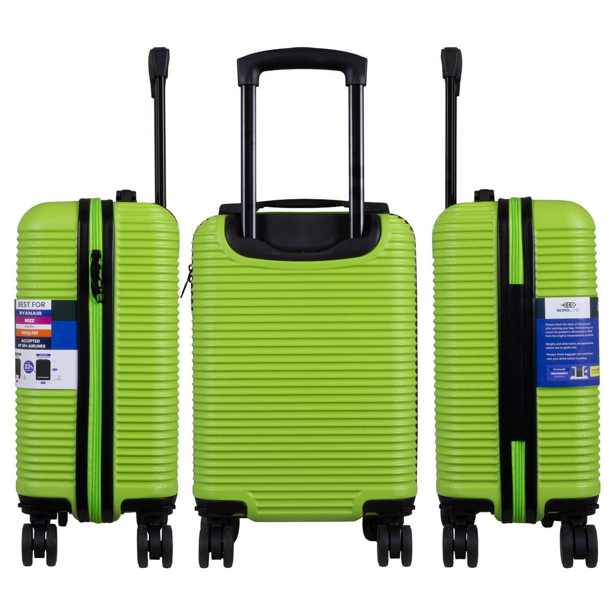 Valise cabine Underseat 40x30x20 cm, en présentoir, 4 couleurs assorties