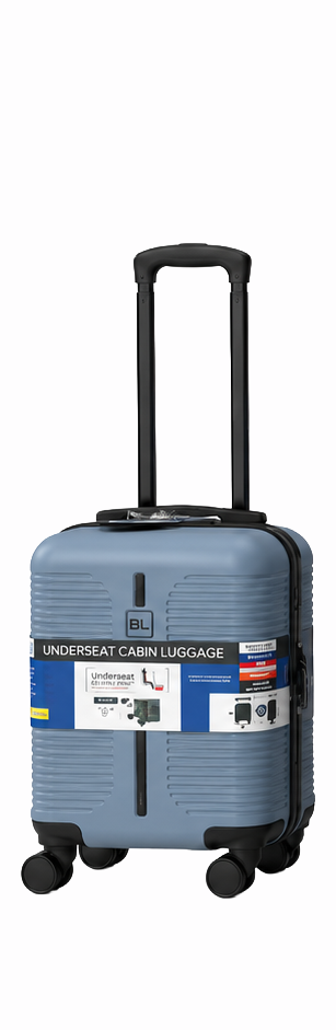 Underseat-Kabinentrolley 40x30x20cm, im Display, 4 Farben sortiert