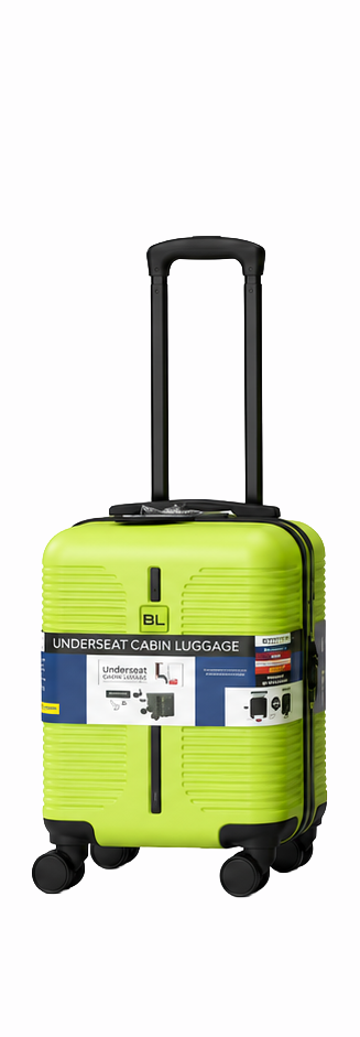 Underseat-Kabinentrolley 40x30x20cm, im Display, 4 Farben sortiert
