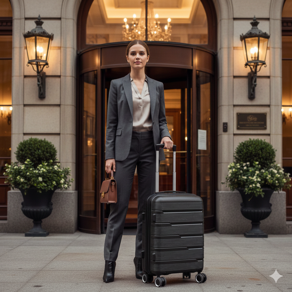 Set valigie PP 3 pz 'Aruba' nero