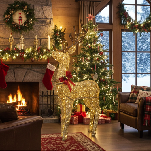 Outdoor XXL LED-Rentier 188x80x30cm, VE-1