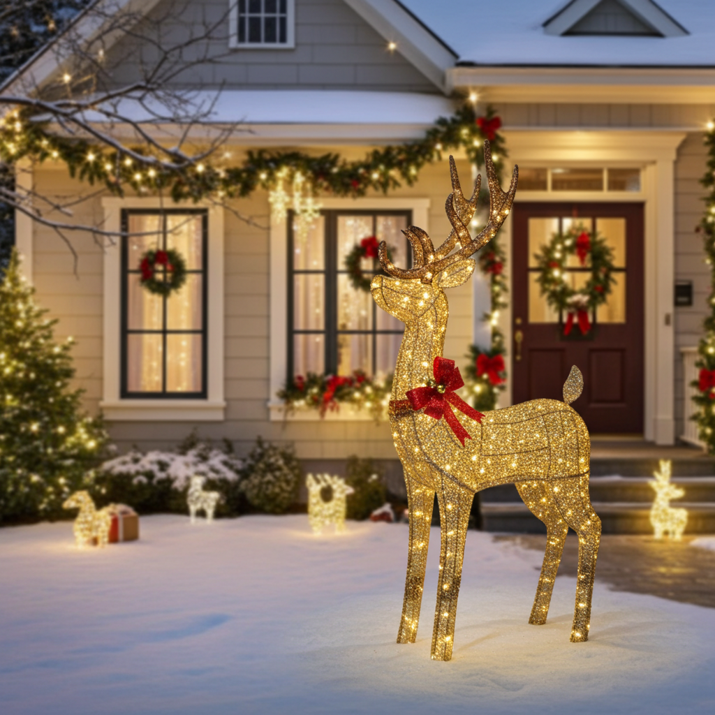 Renne LED XXL extérieur 180cm