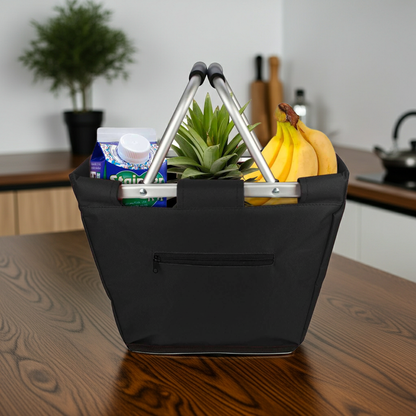 Einkaufskorb offen, Farbe schwarz