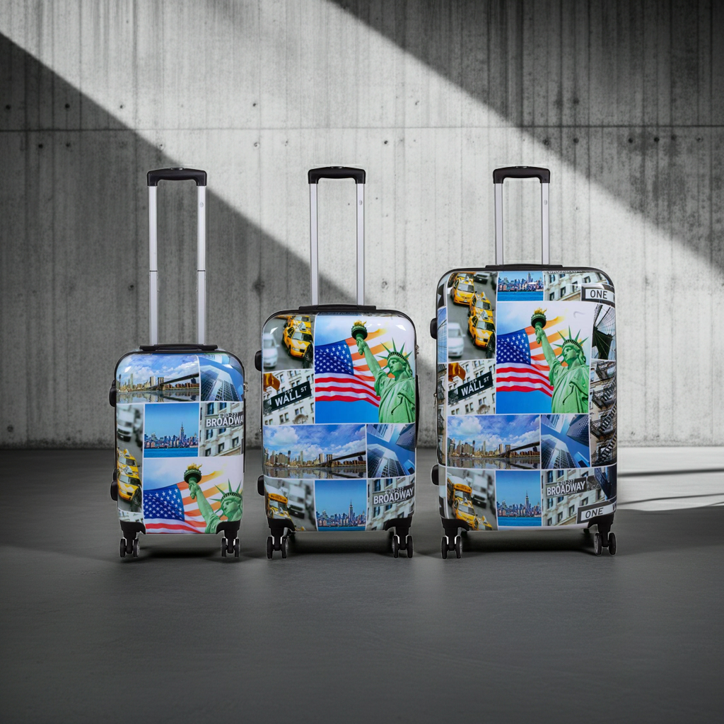 Polycarbonat Motivkofferset 3tlg Liberty