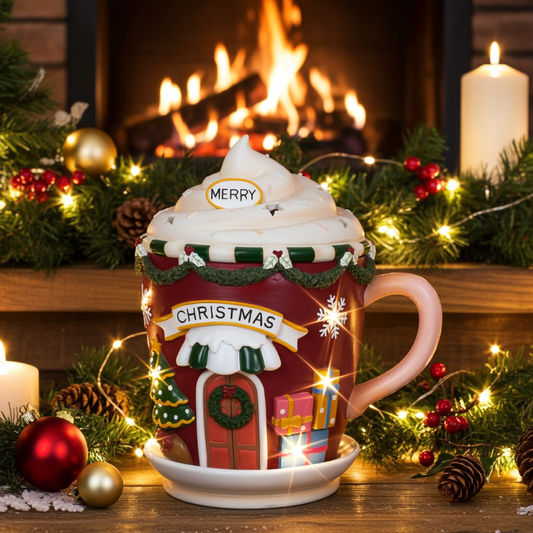 XL Weihnachtsdeko Polyresin, mit LED-Licht, VE-2