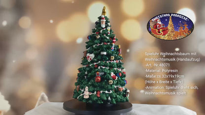 Mekaaninen musiikkirasia 32cm joulukuusi