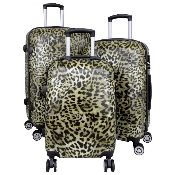 ABS Kofferset 3tlg Leopard