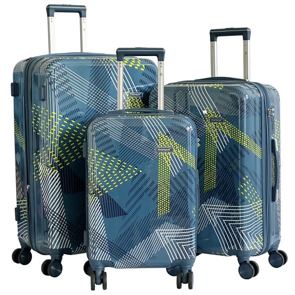 Polycarbonate Luggage Set 3pcs Ravenna Blue