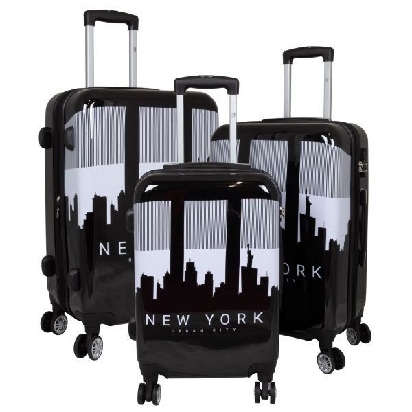 Polycarbonate Luggage Set 3pcs New York