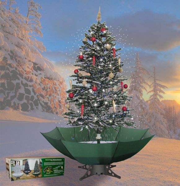 Schneiender Weihnachtsbaum 200cm grün