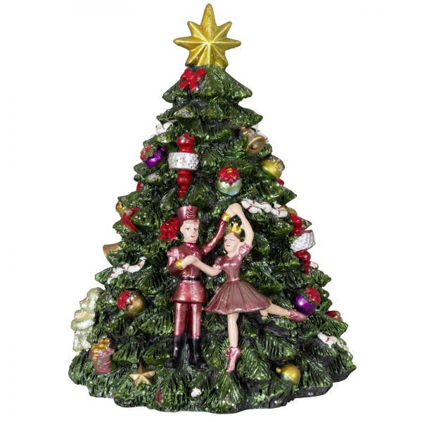 Mechanische Spieluhr Weihnachtsbaum mit Ballett 15cm